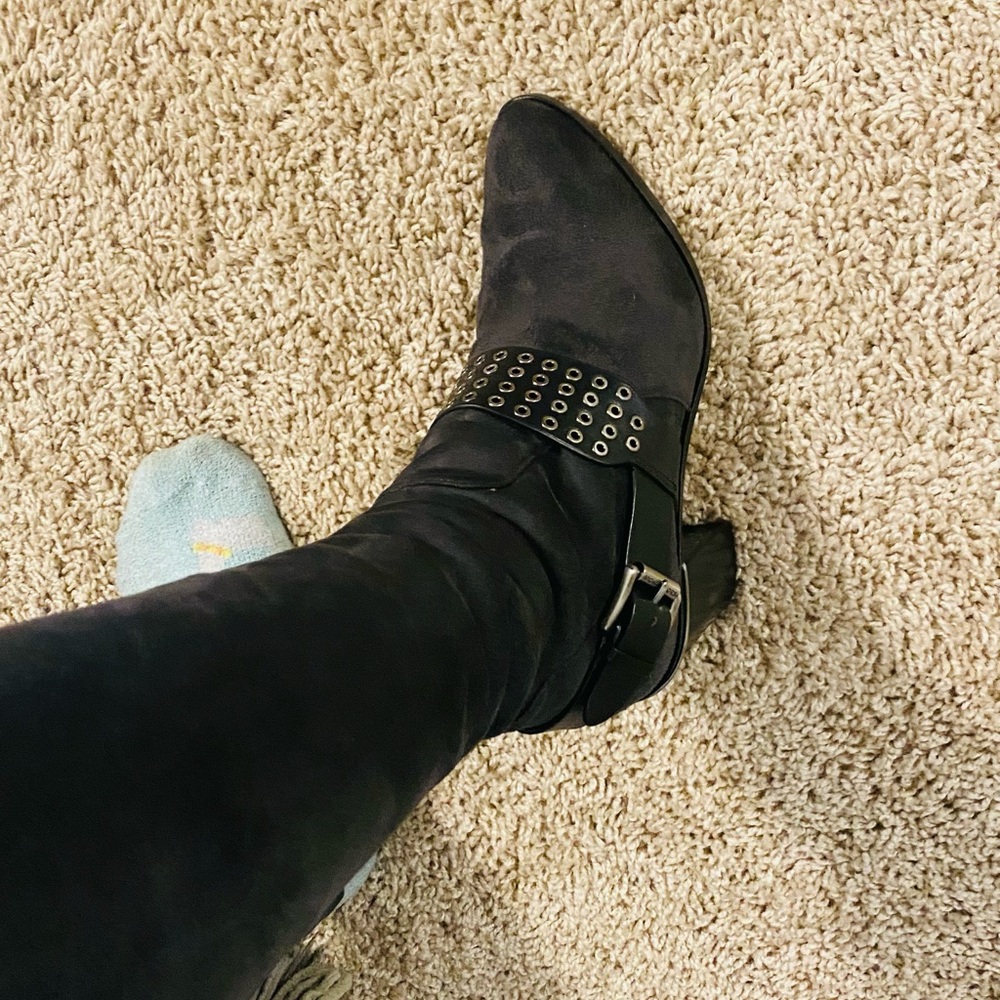 Michael Kors Brody Boots Sz 7.5 suede gray - Picture 2 of 7